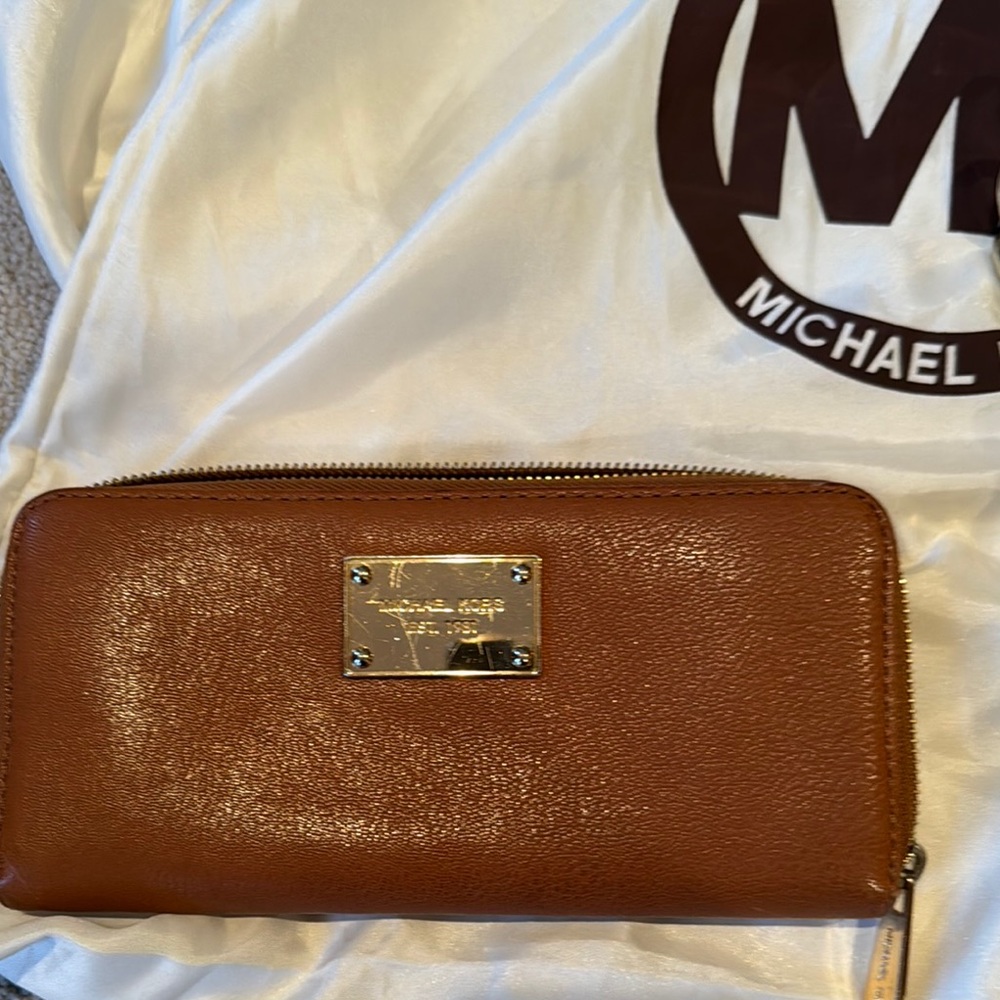 Michael Kors Brown Leather Wallet